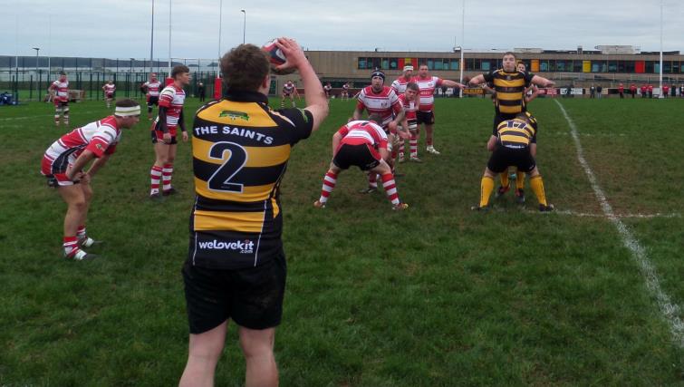 Lineout action at the Obs